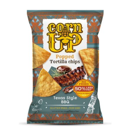 Corn Up tortilla chips barbecue ízű 60 g