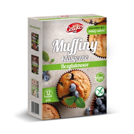 Celiko muffin lisztkeverék klassszikus 280 g