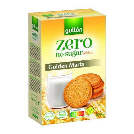 Gullón golden maria zero keksz hozzáadott cukor nélkül 400 g