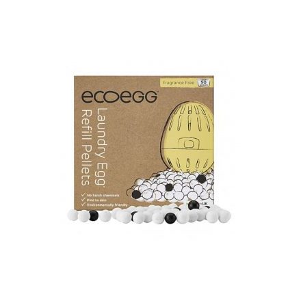Ecoegg mosótojás utántöltő 50 mosás illatmentes turmalin golyóval 1 db