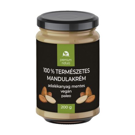 Premium Natura 100% mentes természetes mandulakrém 200 g