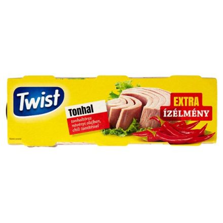 Twist tonhaltörzs növényi olajban édes chili  ízesítéssel 240 g