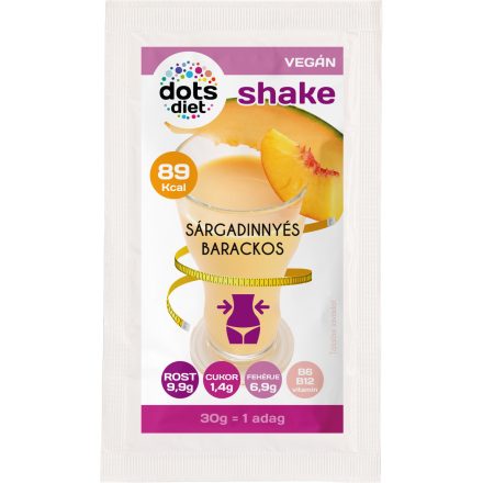 Dotsdiet shake por sárgadinnyés-barackos ízű 30 g