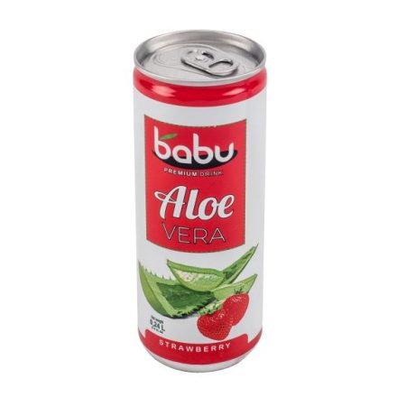 Babu aloe vera üdítőital eper 240 ml