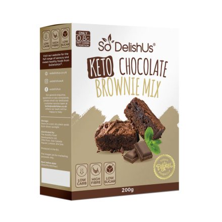 SoDelishUs keto brownie mix 200 g