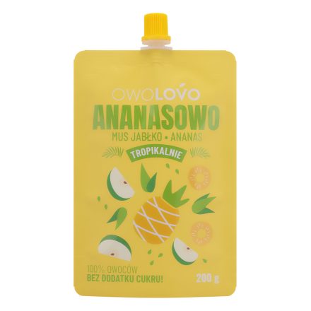 Owolovo gyümölcspüré alma-ananász 200 g