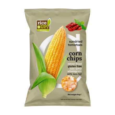 Rice Up kukorica chips szárított paradicsom ízesítéssel 60 g