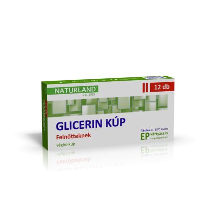 Naturland glicerin kúp felnőtteknek 2500mg 12 db