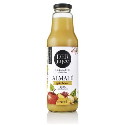 Dér juice almalé gyömbérrel 98-2% 750 ml