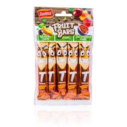 Sunvita fruit bars trópusi 5 db 75 g