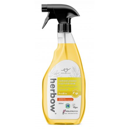 Herbow fürdőszobai tisztító probiotikus spray friss citrus illattal 500 ml