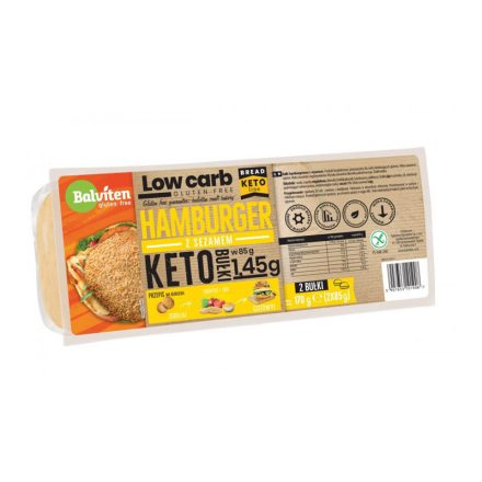 Balviten gluténmentes keto low carb hamburger buci 2x85g 170 g