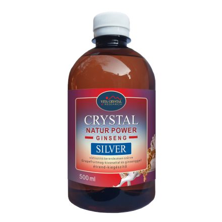 Vita Crystal Silver Natur Power Ginseng folyadék 500 Ml