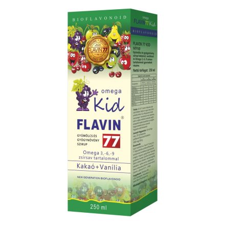 Flavin77 Omega Kid Szirup 250ml zöld