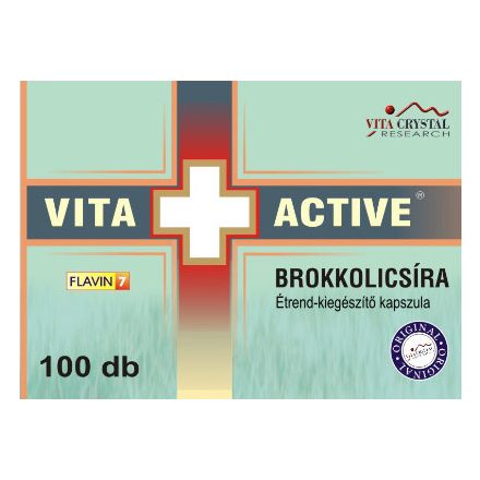 Vita Crystal Vita+Active Brokkolicsíra kapszula 100db