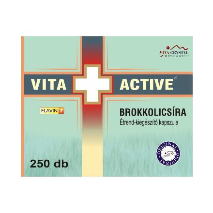 Vita Crystal Vita+Active Brokkolicsíra kapszula 250db