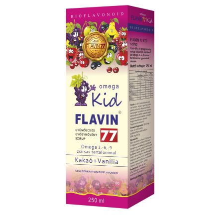 Flavin77 Omega Kid Szirup 250ml rózsaszín