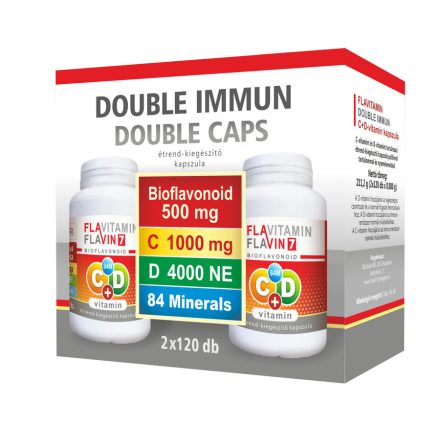 Flavitamin Double Immun C+D Vitamin 2×120 kapszula