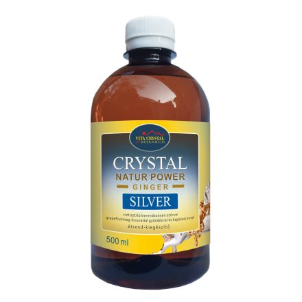 Vita Crystal Silver Natur Power Ginger folyadék 500 Ml