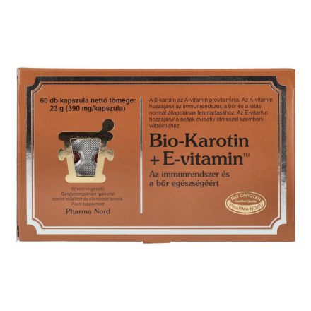 BIO-KAROTIN+E-VITAMIN TABLETTA