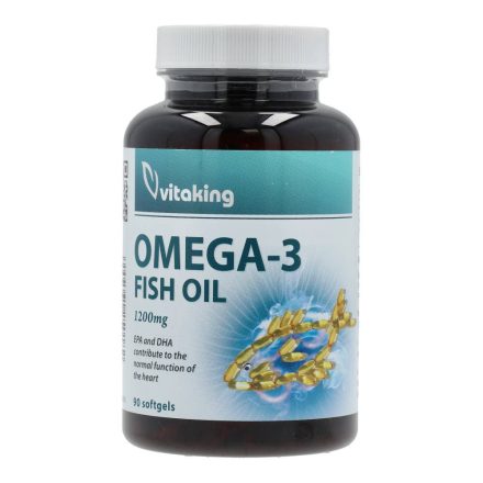 VITAKING OMEGA-3 HALOLAJ 1200MG GÉLKAPSZ