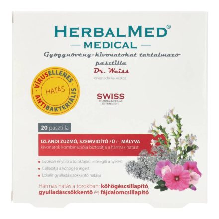 HERBALMED MEDICAL TOROK PASZTILLA 20DB