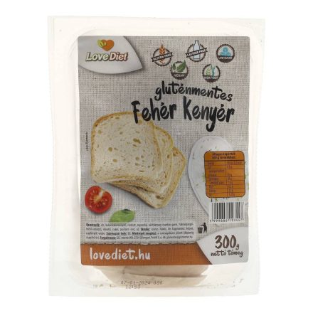 LOVE DIET FEHÉR KENYÉR 300G GM. 60N