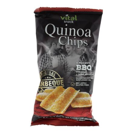 VITAL QUINOA CHIPS BBQ ÍZŰ 60G GM.