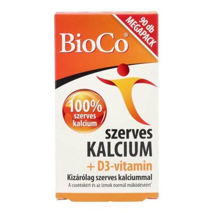 BIOCO SZERVES KALCIUM+D3 VIT. TABL.90DB