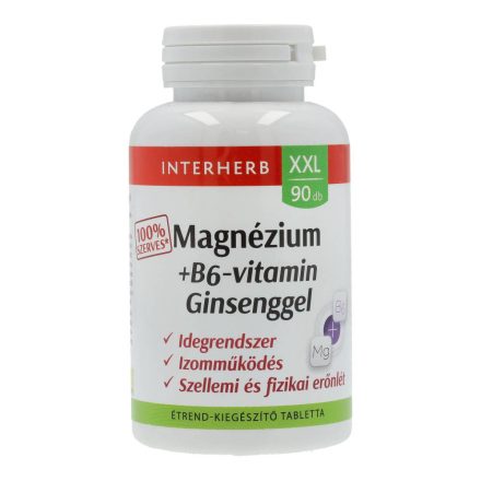 INTERHERB XXL SZERVES MG+B6+GINSENG TBL.