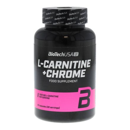 BIOTECH L-CARNITINE+CHROME KAPSZULA 60DB