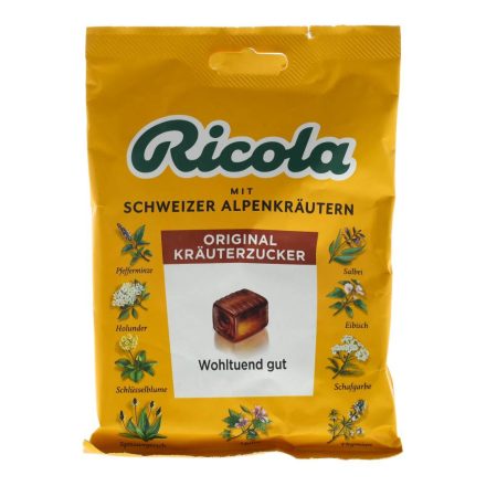 RICOLA CUKOR EREDETI GYÓGYNÖVÉNY 75G