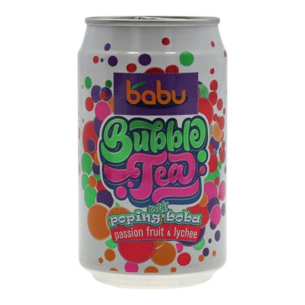 BABU BUBBLE TEA PASSION FR.-LYCHEE 315ML