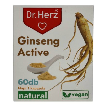 DR.HERZ GINSENG ACTIVE KAPSZULA 60DB