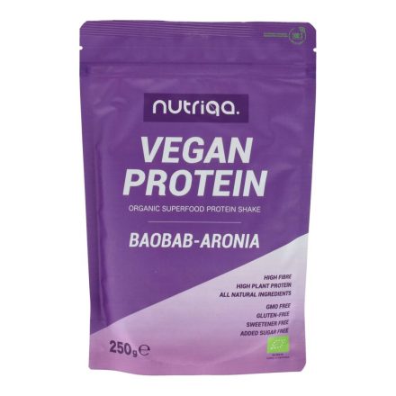 NUTRIQA VEGÁN PROTEIN BAOBAB-ARÓNIA 250G